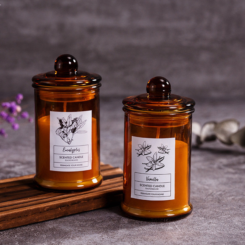 エッセンシャルキャットキャンドル,ヴィンテージガラスガラスウ - Scented Candle Luxury のレビューと価格