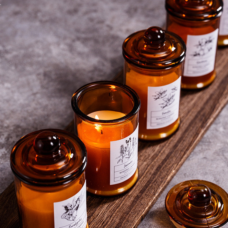 エッセンシャルキャットキャンドル,ヴィンテージガラスガラスウ - Scented Candle Luxury のレビューと価格