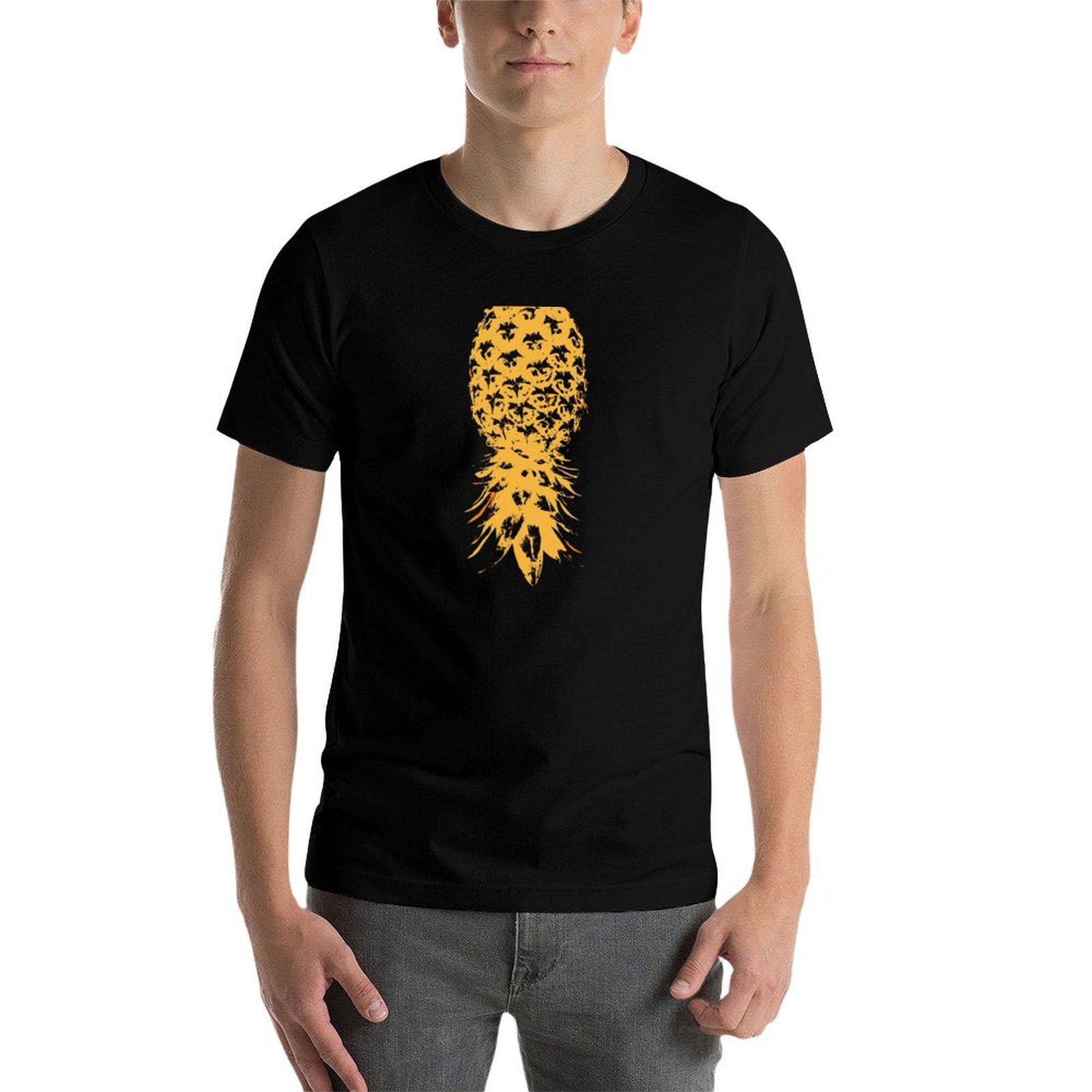 スインガーライフスタイル逆さまパイナップル Tシャツ男性 t - Luxury Men Lifestyle のレビューと価格